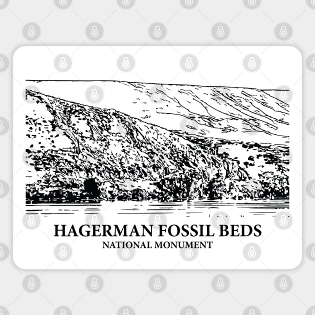 Hagerman Fossil Beds National Monument Magnet by Lakeric